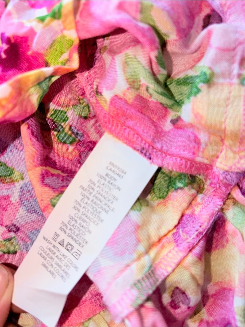 NWT The Children's Place Pink and Purple Floral Dress Flowers 5/6 New - Picture 8 of 8
